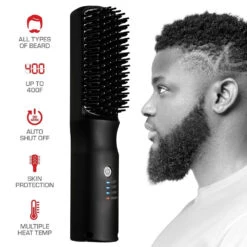 Red By Kiss Beard & Hair Straightener 8 Red By Kiss Beard & Hair Straightener -Beauty Exchanges red beard hair straightener hc16 842906