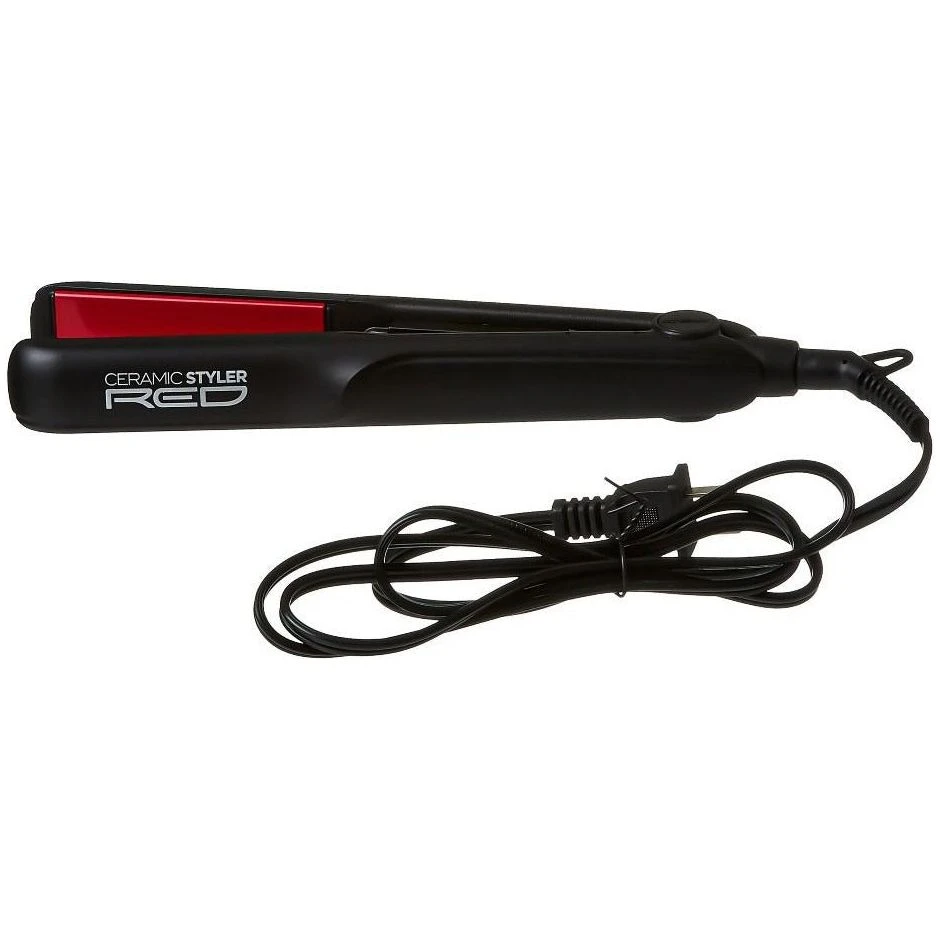 Red By Kiss 1" Ceramic Flat Iron 6 Red By Kiss 1" Ceramic Flat Iron - Image 4