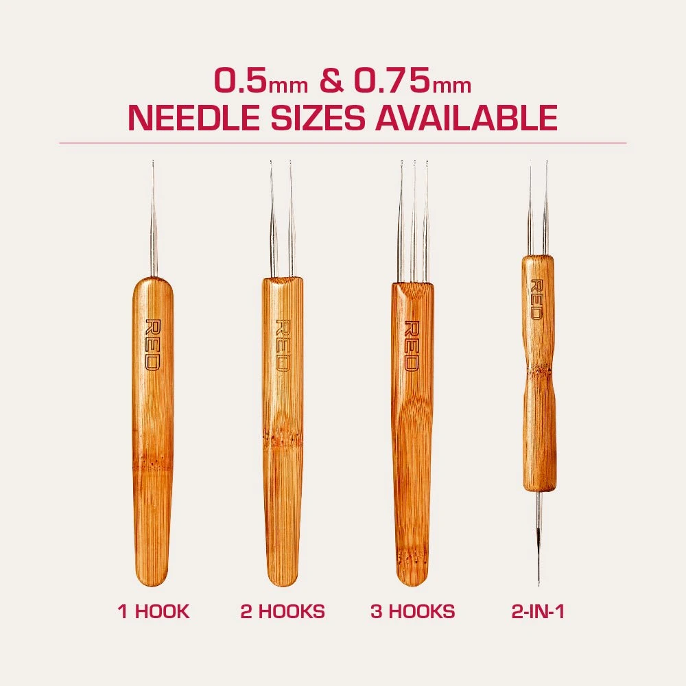 Red By Kiss 2 Hook Crochet Needle – 0.75 Mm 7 Red By Kiss 2 Hook Crochet Needle – 0.75 Mm - Image 5