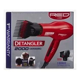 Red By Kiss 2000 Ceramic Detangler Blowdryer 3 Red By Kiss 2000 Ceramic Detangler Blowdryer