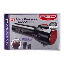 Red By Kiss 2200 Ceramic Tourmaline Handle-Less Blowdryer 3 Red By Kiss 2200 Ceramic Tourmaline Handle-Less Blowdryer