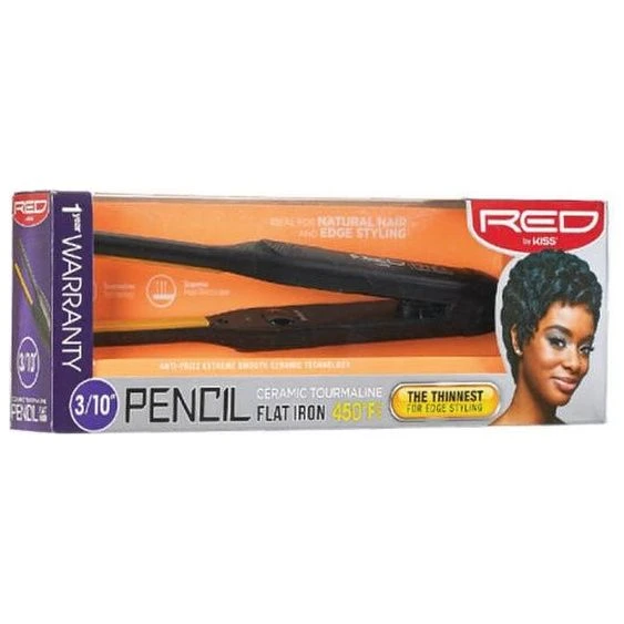 KISS Red 3/10" Flat Iron – Sleek Styling 4 KISS Red 3/10" Flat Iron – Sleek Styling - Image 2