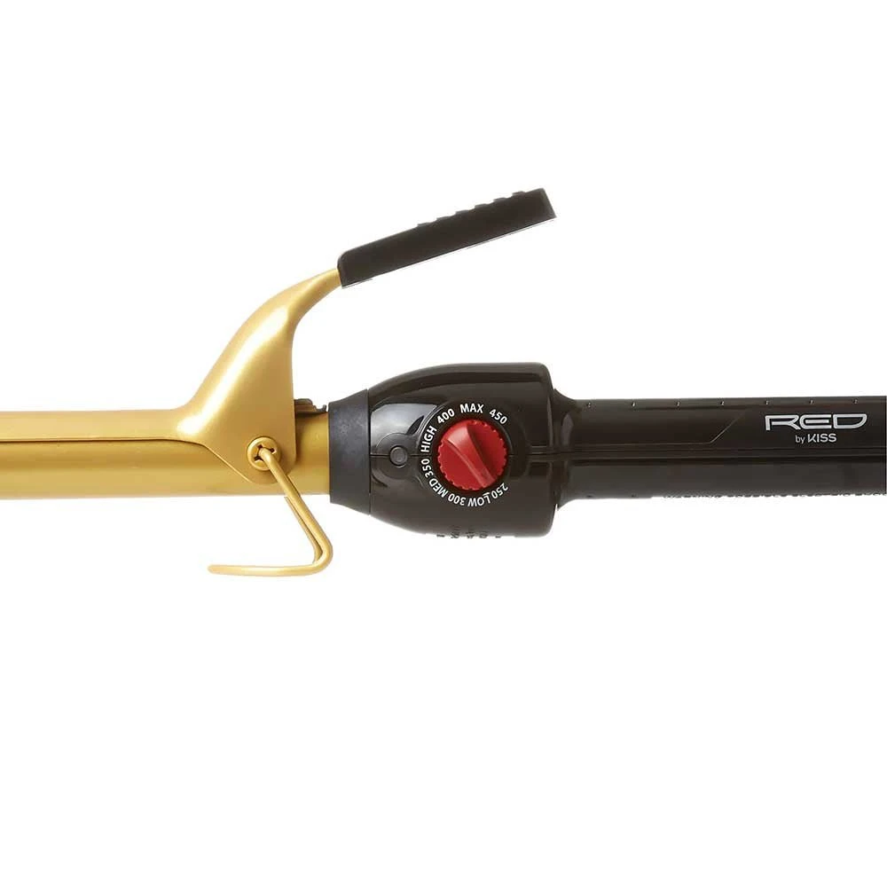 Red By Kiss 3/4" Ceramic Curling Iron 5 Red By Kiss 3/4" Ceramic Curling Iron - Image 3
