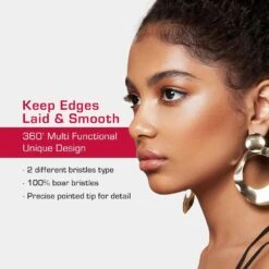 Red By Kiss 360 Edge Brush – 4-in-1 Styler 13 Red By Kiss 360 Edge Brush – 4-in-1 Styler -Beauty Exchanges red by kiss 360 edge brush 4 in 1 styler hh101 for baby hairs edges precision styling 728340