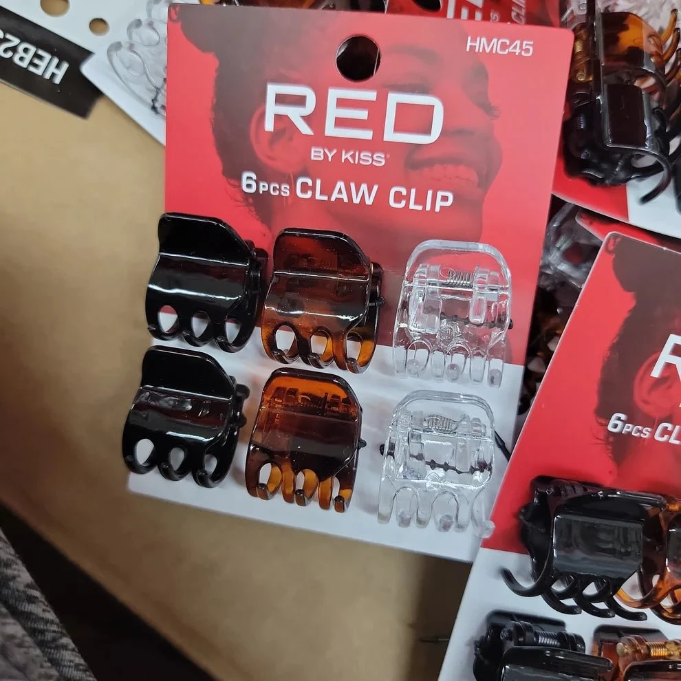 Red By Kiss 6-Piece Claw Clip Set – Assorted Sizes 4 Red By Kiss 6-Piece Claw Clip Set – Assorted Sizes - Image 2