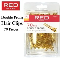 Red By Kiss 70 Pcs Double Prong Clips – 1¾"