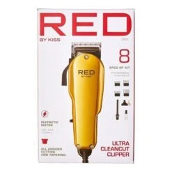 Red By Kiss Adjustable Blade Clipper – Ultra Cleancut -Beauty Exchanges red by kiss adjustable blade clipper ultra cleancut 783769