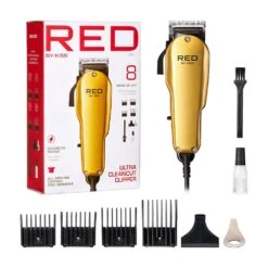 Red By Kiss Adjustable Blade Clipper – Ultra Cleancut -Beauty Exchanges red by kiss adjustable blade clipper ultra cleancut 791002