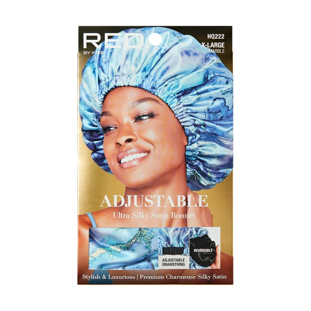 Red By Kiss Adjustable Ultra Silky Satin Bonnet – X-Large 5 Red By Kiss Adjustable Ultra Silky Satin Bonnet – X-Large - Image 3