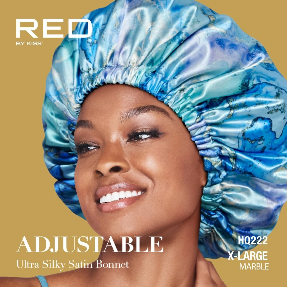 Red By Kiss Adjustable Ultra Silky Satin Bonnet – X-Large 14 Red By Kiss Adjustable Ultra Silky Satin Bonnet – X-Large - Image 12