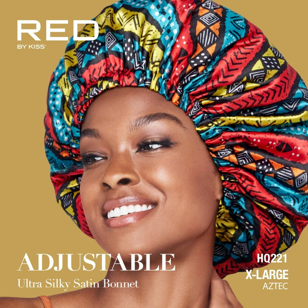 Red By Kiss Adjustable Ultra Silky Satin Bonnet – X-Large 10 Red By Kiss Adjustable Ultra Silky Satin Bonnet – X-Large - Image 8