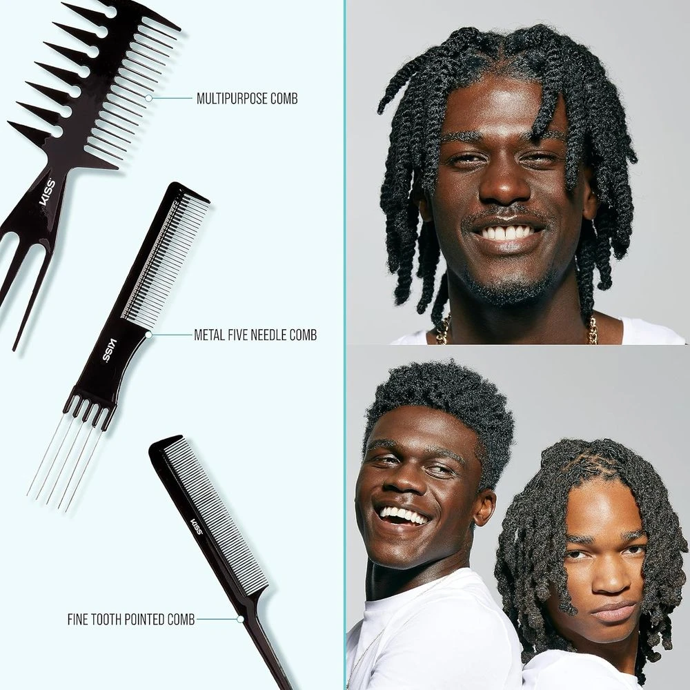 Red By Kiss Bone Black 10-Piece Comb Set 8 Red By Kiss Bone Black 10-Piece Comb Set - Image 6