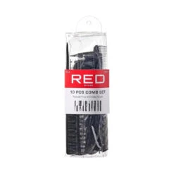 Red By Kiss Bone Black 10-Piece Comb Set