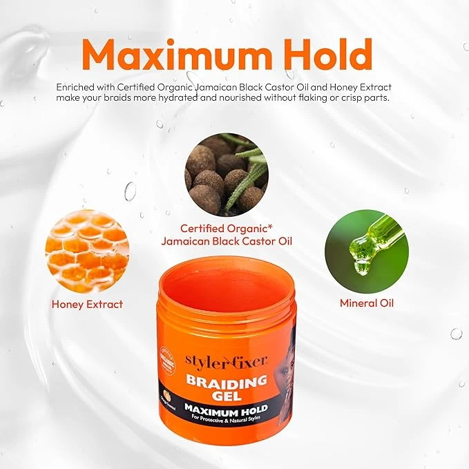 Red By Kiss Braiding Gel – Max Hold 8 Red By Kiss Braiding Gel – Max Hold - Image 6