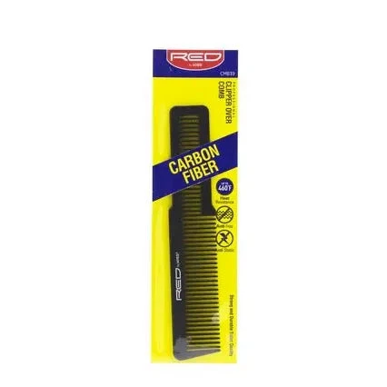 Red By Kiss Carbon Fiber Comb – Anti-Static & Heat-Resistant 4 Red By Kiss Carbon Fiber Comb – Anti-Static & Heat-Resistant - Image 2