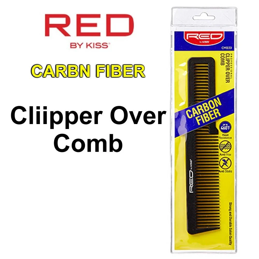 Red By Kiss Carbon Fiber Comb – Anti-Static & Heat-Resistant 3 Red By Kiss Carbon Fiber Comb – Anti-Static & Heat-Resistant