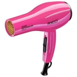 Red By Kiss Ceramic 2000 Detangler Hair Dryer - Pink -Beauty Exchanges red by kiss ceramic 2000 detangler hair dryer pink 160756