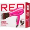 Red By Kiss Ceramic 2000 Detangler Hair Dryer - Pink 2 Red By Kiss Ceramic 2000 Detangler Hair Dryer - Pink -Beauty Exchanges red by kiss ceramic 2000 detangler hair dryer pink 257241