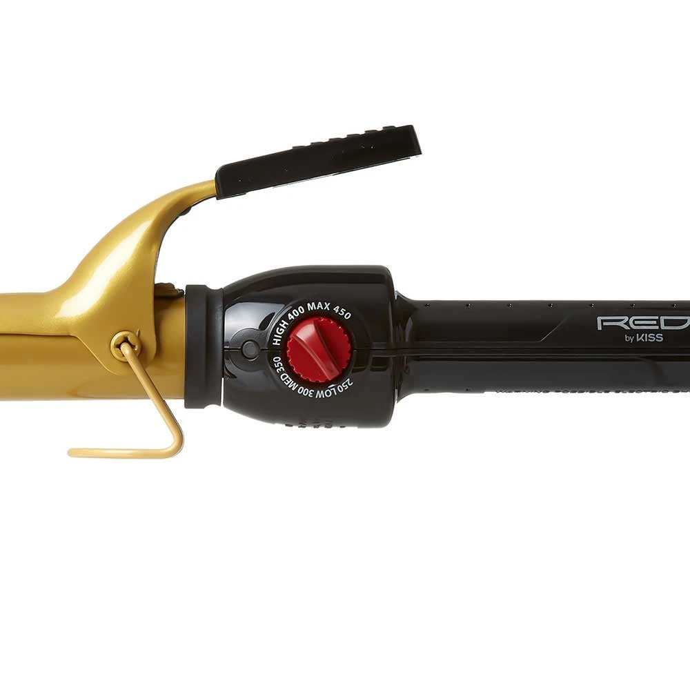 Red By Kiss Ceramic Tourmaline Professional Curling Iron 1" 5 Red By Kiss Ceramic Tourmaline Professional Curling Iron 1" - Image 3
