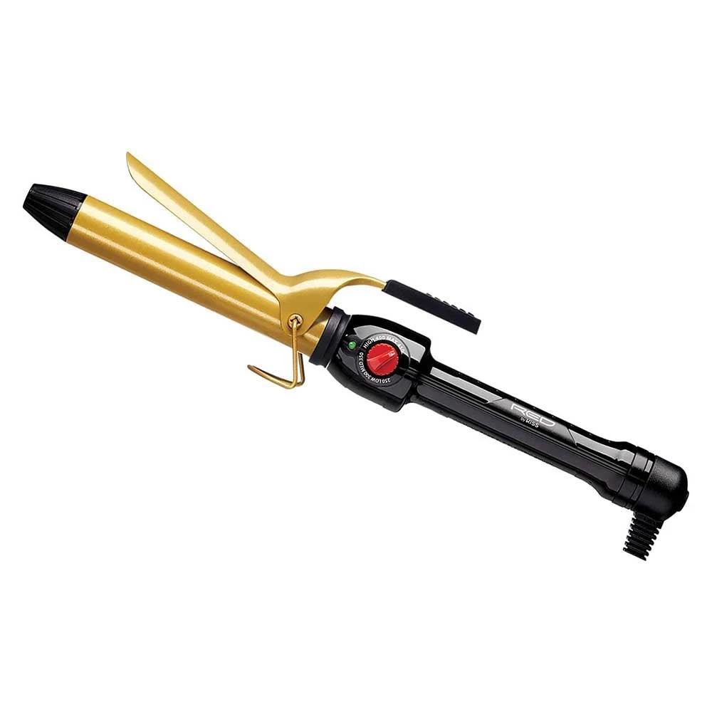 Red By Kiss Ceramic Tourmaline Professional Curling Iron 1" 4 Red By Kiss Ceramic Tourmaline Professional Curling Iron 1" - Image 2