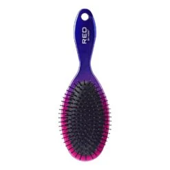 Red By Kiss Charcoal Crystal Brush – Travel-Friendly Paddle