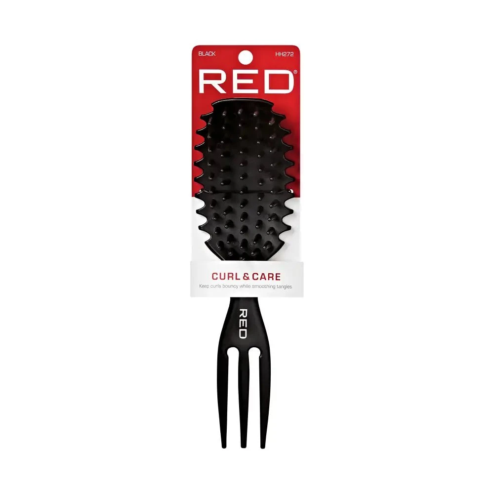 Red By Kiss Curl And Care 4-in-1 Detangle Brush – Black 3 Red By Kiss Curl And Care 4-in-1 Detangle Brush – Black