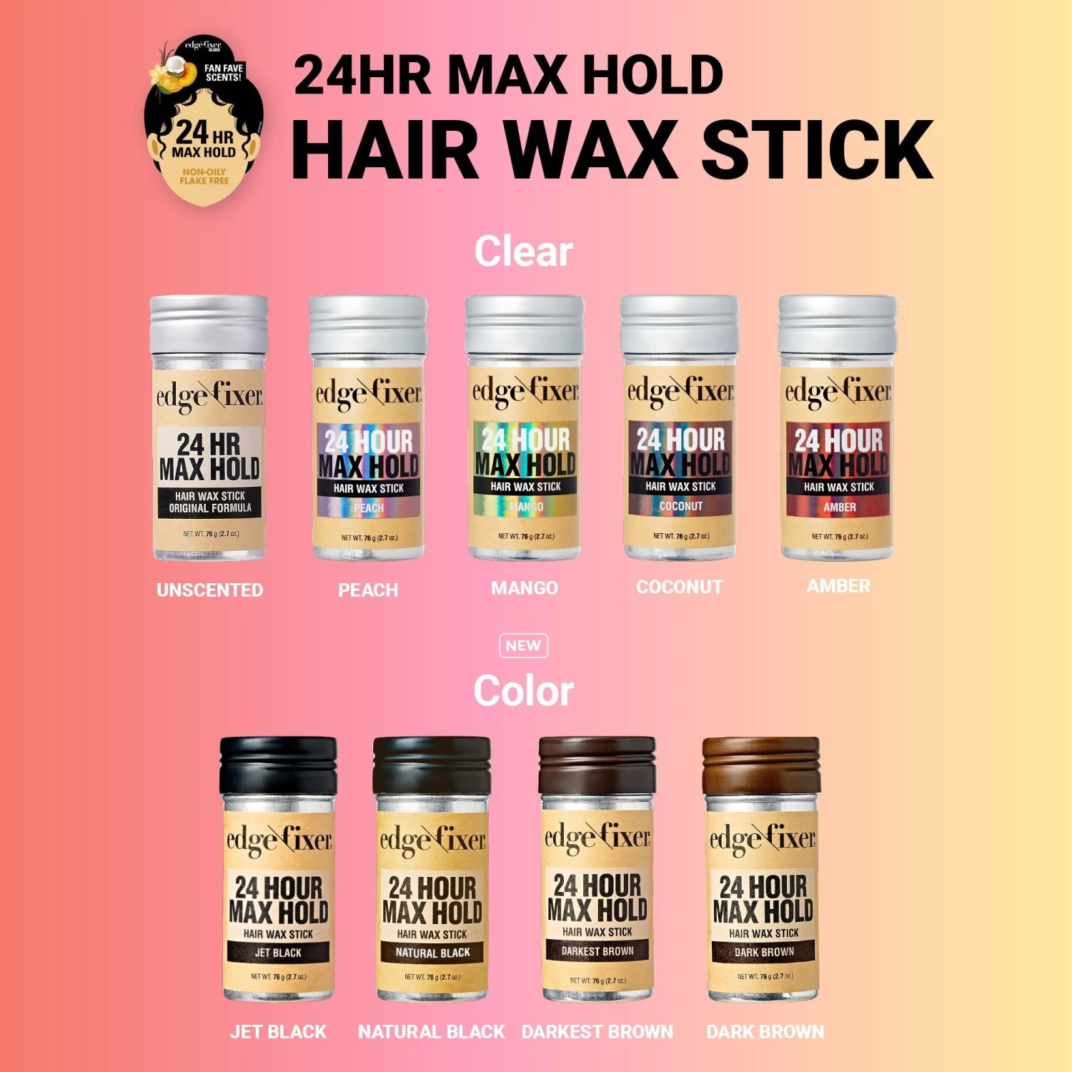 Red By Kiss Edge Fixer Hair Wax Stick – Colored Formula 3 Red By Kiss Edge Fixer Hair Wax Stick – Colored Formula