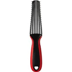 Red By Kiss Glide & Define Brush – Full-Length Detangler -Beauty Exchanges red by kiss glide define brush hh60 smooth detangling curl enhancement size full length detangler 596077