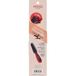 Red By Kiss Glide & Define Brush – Full-Length Detangler -Beauty Exchanges red by kiss glide define brush hh60 smooth detangling curl enhancement size full length detangler 821188