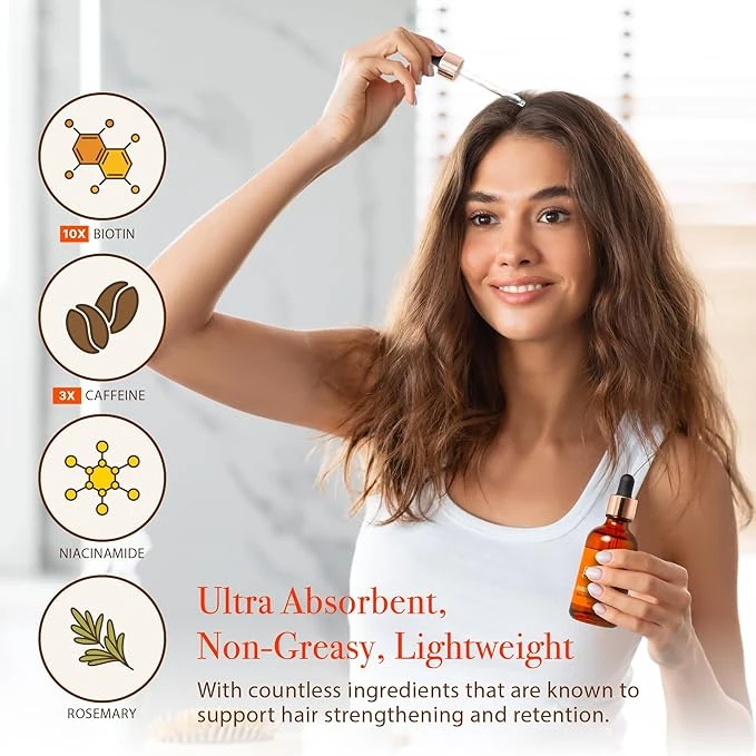 Red By Kiss Growth MD Scalp Serum - Biotin & Rosemary 2oz 5 Red By Kiss Growth MD Scalp Serum - Biotin & Rosemary 2oz - Image 3