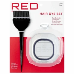 Red By Kiss Hair Dye Set CK09 – All-in-One Reusable Coloring Kit