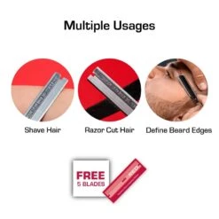 RED By Kiss Hair Shaper With Guides -Beauty Exchanges red by kiss hair shaper precision edge styling tool hs11 821697