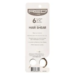 Red By Kiss Hair Shear – 6½" 13 Red By Kiss Hair Shear – 6½" -Beauty Exchanges red by kiss hair shear 6 hsc65 long blades for smooth professional cuts 106209
