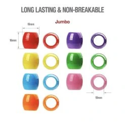 Red By Kiss Jumbo Vivid Assorted Hair Beads 63pcs 9 Red By Kiss Jumbo Vivid Assorted Hair Beads 63pcs -Beauty Exchanges red by kiss jumbo vivid assorted hair beads 63pcs 588063