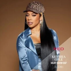 RED By KISS Keyshia Cole Satin Lined Baseball Cap