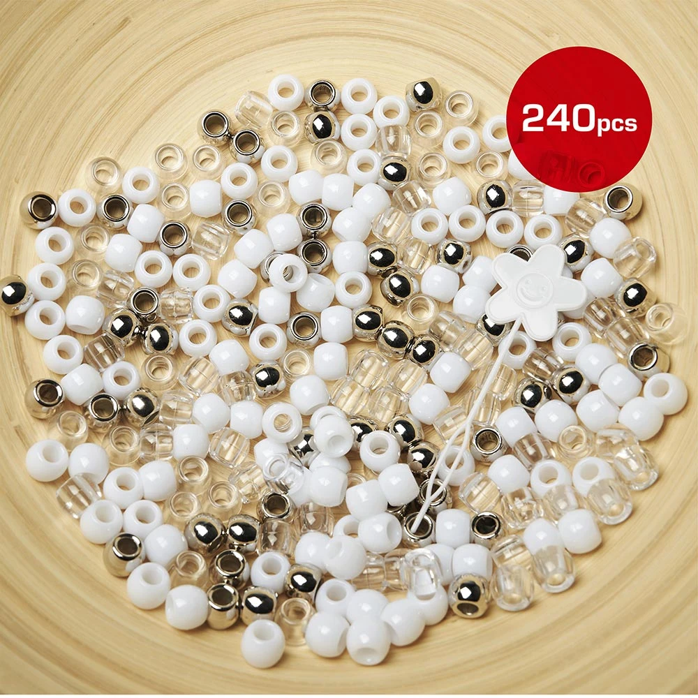 Red By Kiss Large Hair Beads 240pcs 5 Red By Kiss Large Hair Beads 240pcs - Image 3