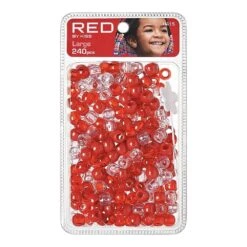 Red By Kiss Large Hair Beads 240pcs 30 Red By Kiss Large Hair Beads 240pcs -Beauty Exchanges red by kiss large hair beads 240pcs 528175