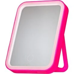 Red By Kiss LED Beauty Mirror – Bright 12 Red By Kiss LED Beauty Mirror – Bright -Beauty Exchanges red by kiss led beauty mirror bright adjustable lighting for makeup grooming 394976