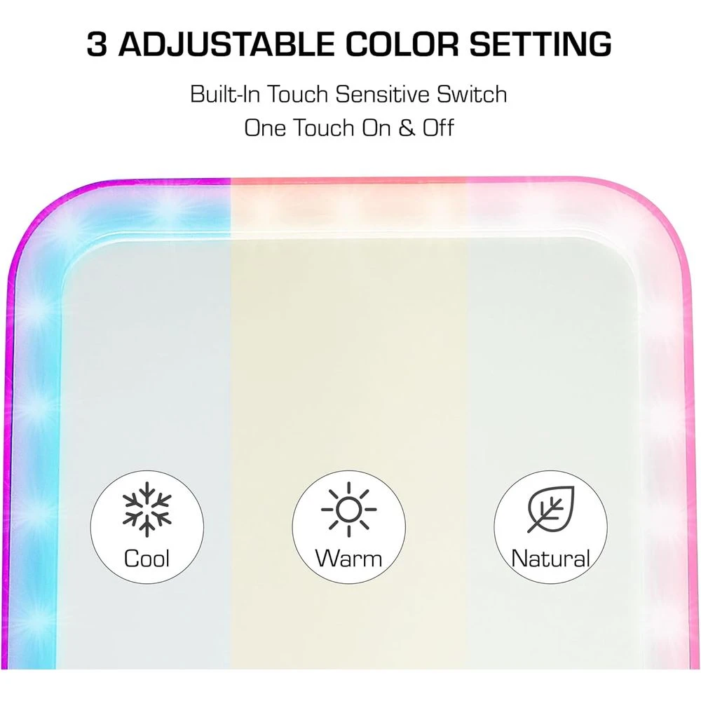 Red By Kiss LED Beauty Mirror – Bright 7 Red By Kiss LED Beauty Mirror – Bright - Image 5