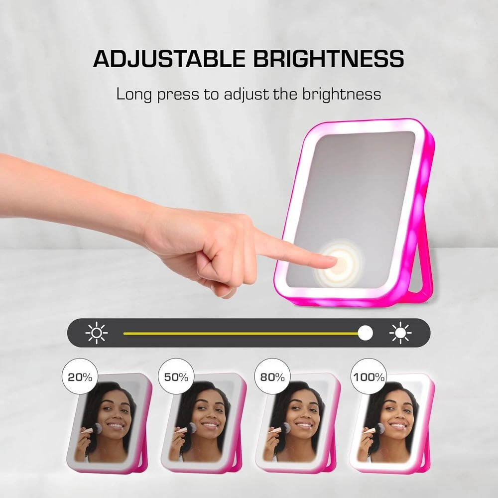 Red By Kiss LED Beauty Mirror – Bright 6 Red By Kiss LED Beauty Mirror – Bright - Image 4