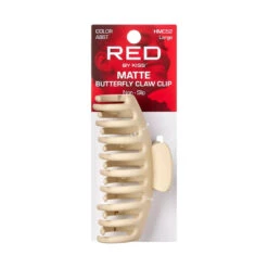 Red By Kiss Matte Butterfly Claw Clip – Large