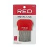 Red By Kiss Metal Lice Comb – HM66 1 Red By Kiss Metal Lice Comb – HM66 -Beauty Exchanges red by kiss metal lice comb hm66 precision lice removal for healthy hair 912826
