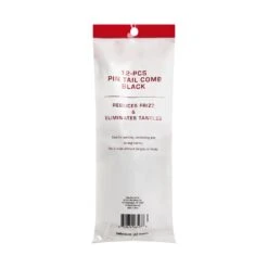 Red By Kiss Pin Tail Comb Set – Black 12 Pcs 9 Red By Kiss Pin Tail Comb Set – Black 12 Pcs -Beauty Exchanges red by kiss pin tail comb set black heat resistant anti static sleek finish 12 pcs hm94j professional styling tool 445037