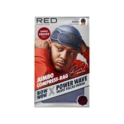 Red By Kiss Premium Bow Wow Power Pattern Velvet Compress Rag -Beauty Exchanges red by kiss premium bow wow x power pattern velvet compress rag max hold patterned style regular jumbo sizes hd 161168 128103