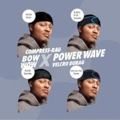 Red By Kiss Premium Bow Wow Power Pattern Velvet Compress Rag -Beauty Exchanges red by kiss premium bow wow x power pattern velvet compress rag max hold patterned style regular jumbo sizes hd 161168 211082