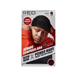 Red By Kiss Premium Bow Wow Power Pattern Velvet Compress Rag -Beauty Exchanges red by kiss premium bow wow x power pattern velvet compress rag max hold patterned style regular jumbo sizes hd 161168 472495