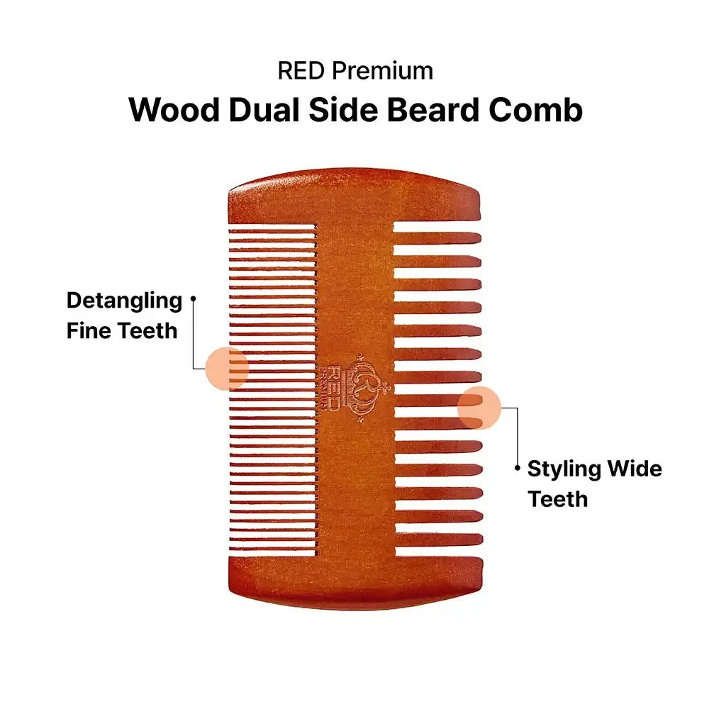 Red By Kiss – Premium Wood Beard Combs 9 Red By Kiss – Premium Wood Beard Combs - Image 7