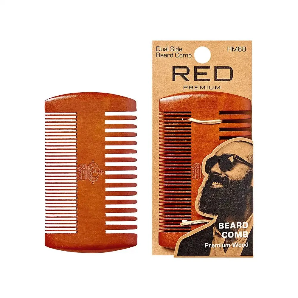 Red By Kiss – Premium Wood Beard Combs 8 Red By Kiss – Premium Wood Beard Combs - Image 6