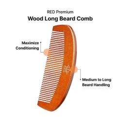 Red By Kiss – Premium Wood Beard Combs 14 Red By Kiss – Premium Wood Beard Combs -Beauty Exchanges red by kiss premium wood beard combs 797518