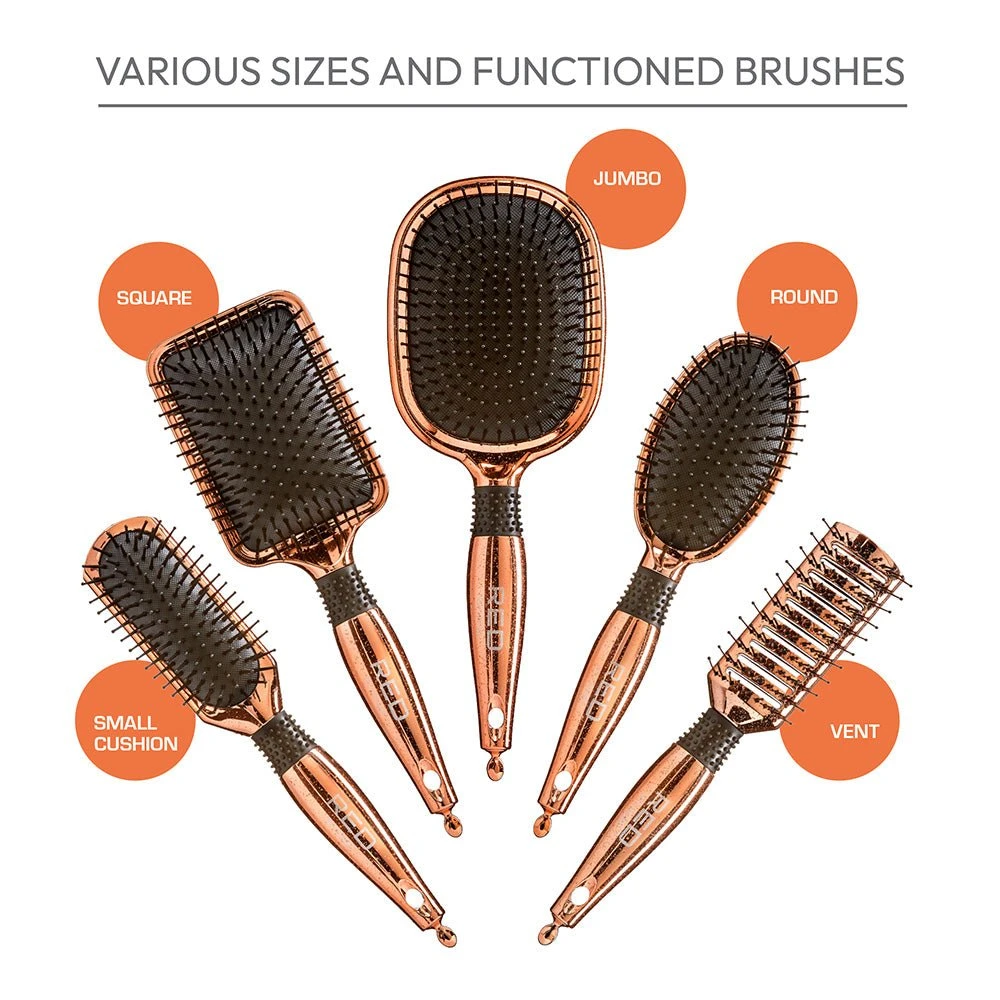 Red By Kiss Rose Gold Brush – Round Paddle 7 Red By Kiss Rose Gold Brush – Round Paddle - Image 5